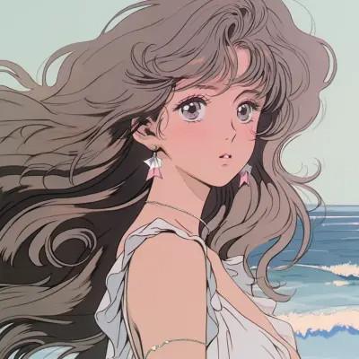 女头像简约干净耐看动漫