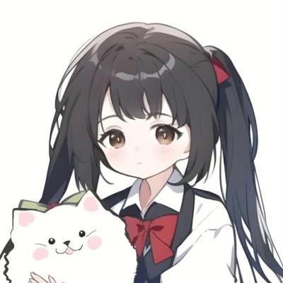 奶凶小可爱的女生头像动漫，美少女心一秒炸裂！