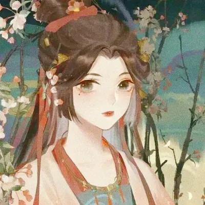 女头背景图和头像一套