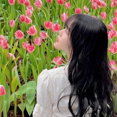 唯美鲜花女生头像ins