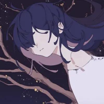 女头背景图和头像一套