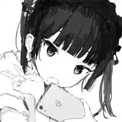 最火的漫画女生头像