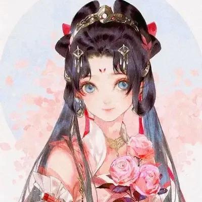 女头背景图和头像一套