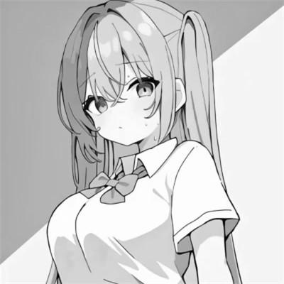 优质黑白动漫女头