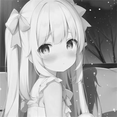 优质黑白动漫女头