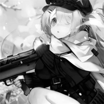 优质黑白动漫女头