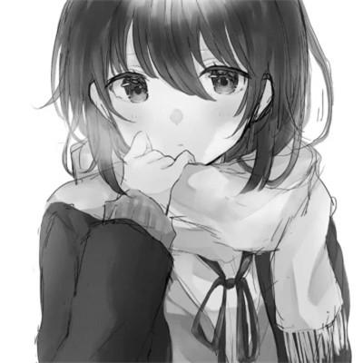 优质黑白动漫女头