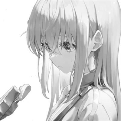 优质黑白动漫女头