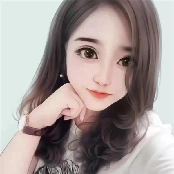 五官精致端庄大气成熟手绘女生头像图片