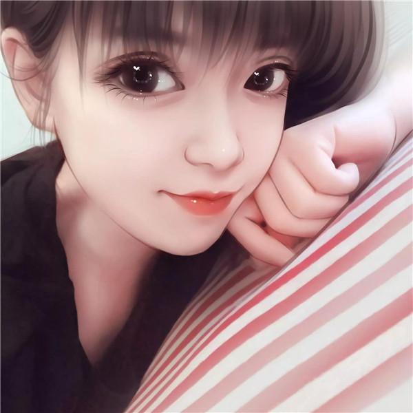五官精致端庄大气成熟手绘女生头像图片