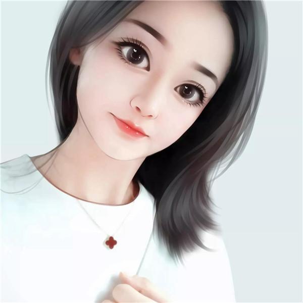 五官精致端庄大气成熟手绘女生头像图片
