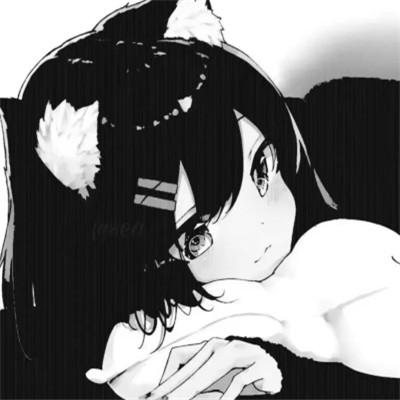 优质黑白动漫女头