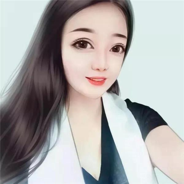 五官精致端庄大气成熟手绘女生头像图片