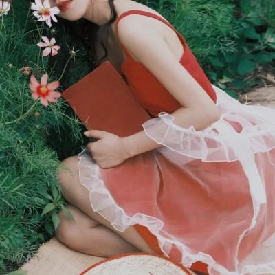 唯美森系复古文艺女生头像