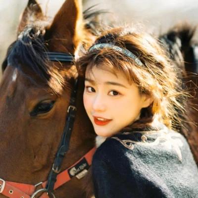 唯美森系复古文艺女生头像