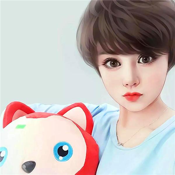 成熟气质女头高清手绘 理智成熟还有珍贵的少女心