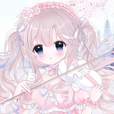 甜美少女可爱萌头像动漫