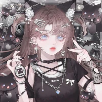 甜美少女可爱萌头像动漫