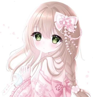 甜美少女可爱萌头像动漫