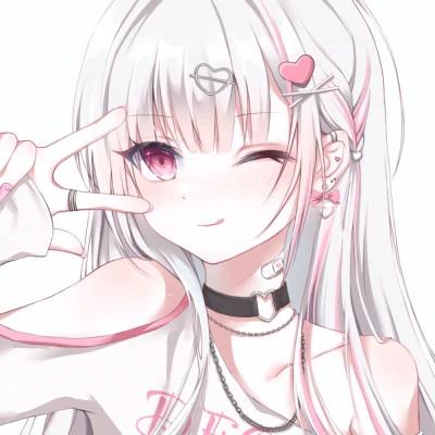甜美少女可爱萌头像动漫