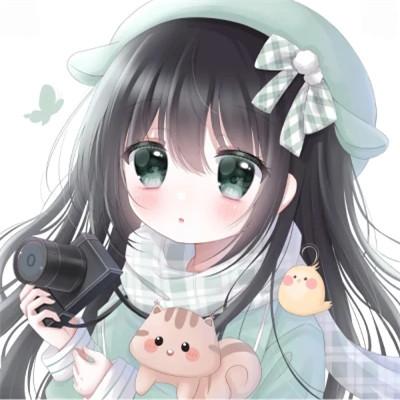 甜美少女可爱萌头像动漫