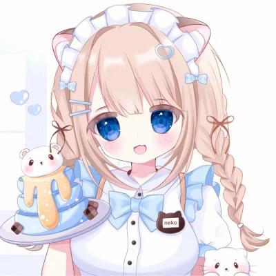 甜美少女可爱萌头像动漫