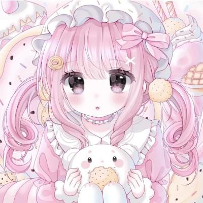 甜美少女可爱萌头像动漫