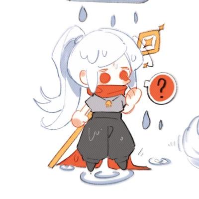 光遇高马尾和雨妈CP动漫头像图片