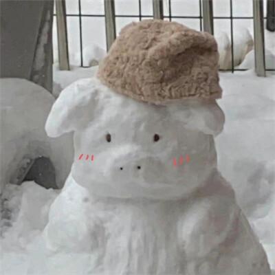 2023最火可爱雪人头像