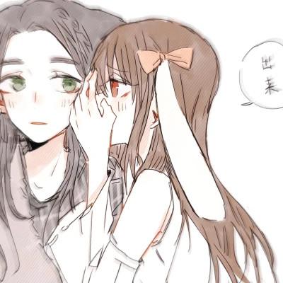 女女cp情侣头像百合御姐