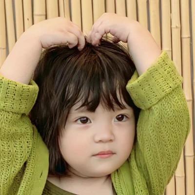 情头小朋友一男一女可爱