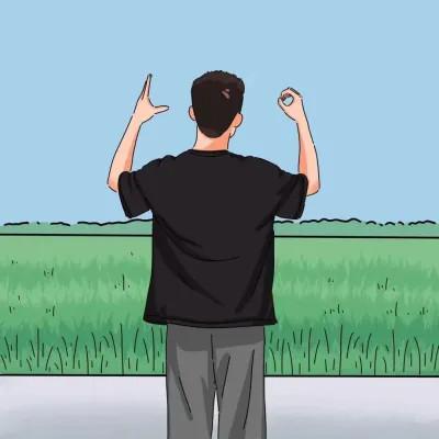 插画情头一对两张一左一右图片