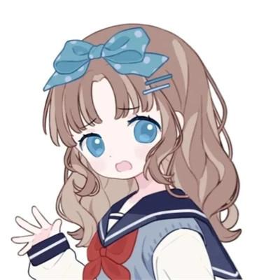 女生闺蜜头像一左一右动漫图片