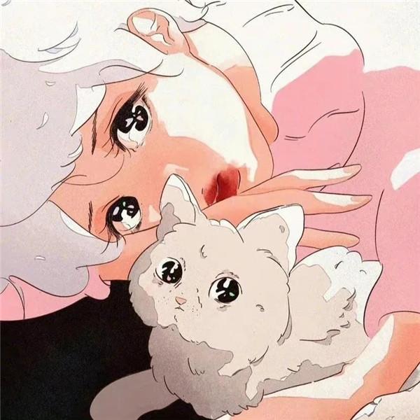 头像女古早日漫旧漫高清图片