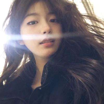 ins风真人高清女生头像