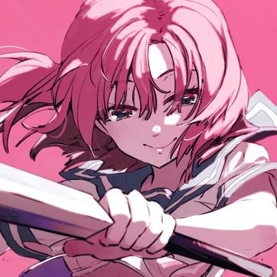 唯美漫画女头像有气质图片