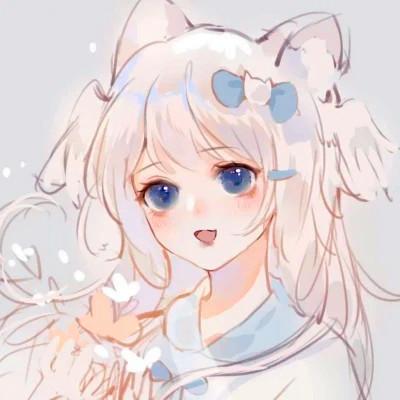唯美漫画女头像有气质图片