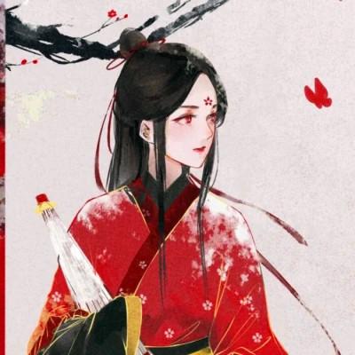 唯美漫画女头像有气质图片