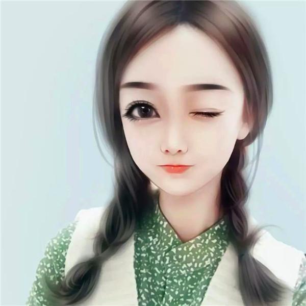 手绘轻熟女生头像 颜值超高时尚潮流