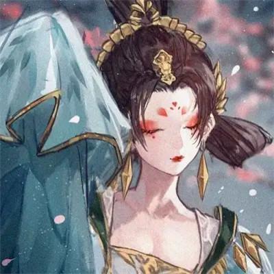 唯美漫画女头像有气质图片