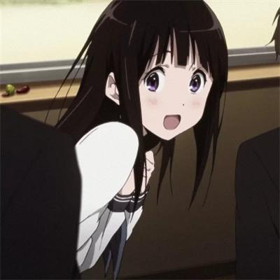 《冰菓》中的第一女主角千反田爱瑠头像图片