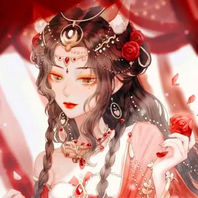 唯美漫画女头像有气质图片