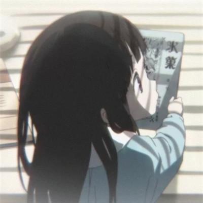 《冰菓》中的第一女主角千反田爱瑠头像图片