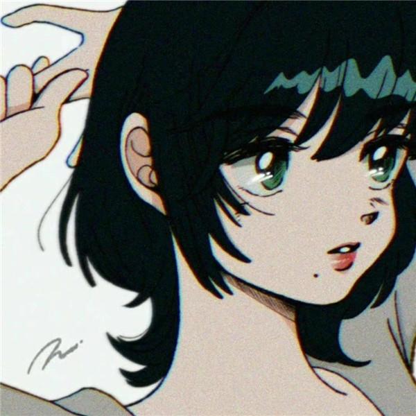 头像女古早日漫旧漫高清图片