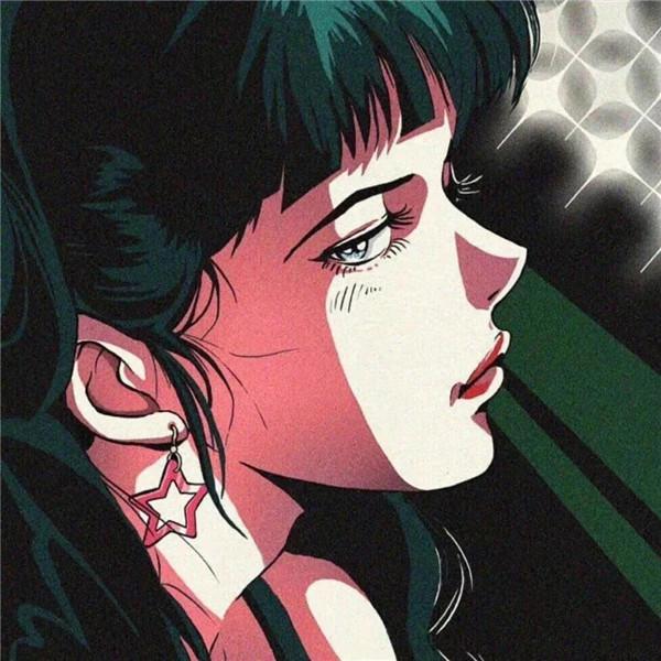 头像女古早日漫旧漫高清图片