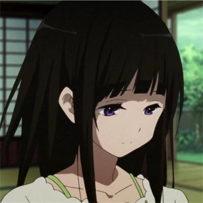 《冰菓》中的第一女主角千反田爱瑠头像图片