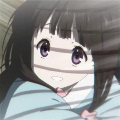 《冰菓》中的第一女主角千反田爱瑠头像图片