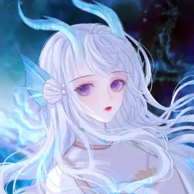 唯美漫画女头像有气质图片