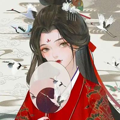 唯美漫画女头像有气质图片