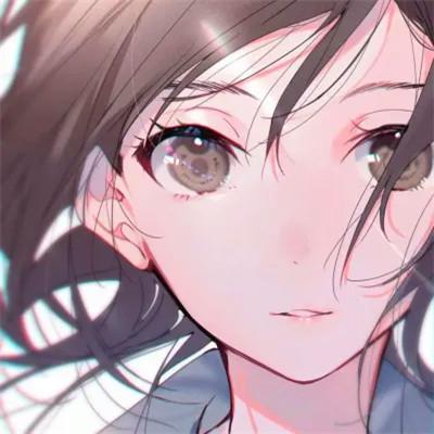 唯美漫画女头像有气质图片
